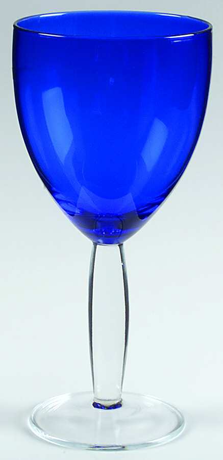 Sensation-Blue Water Goblet by Noritake-1