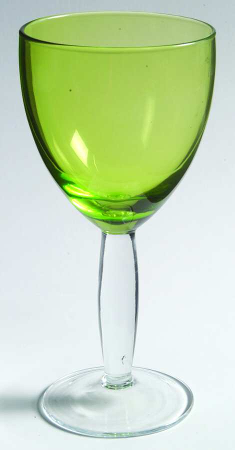 Sensation-Lime Green Water Goblet by Noritake-1