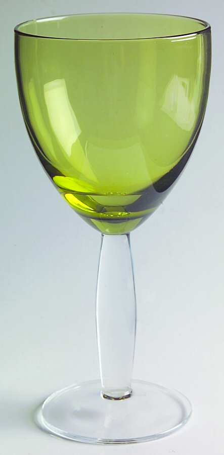 Sensation-Olive Water Goblet by Noritake-1
