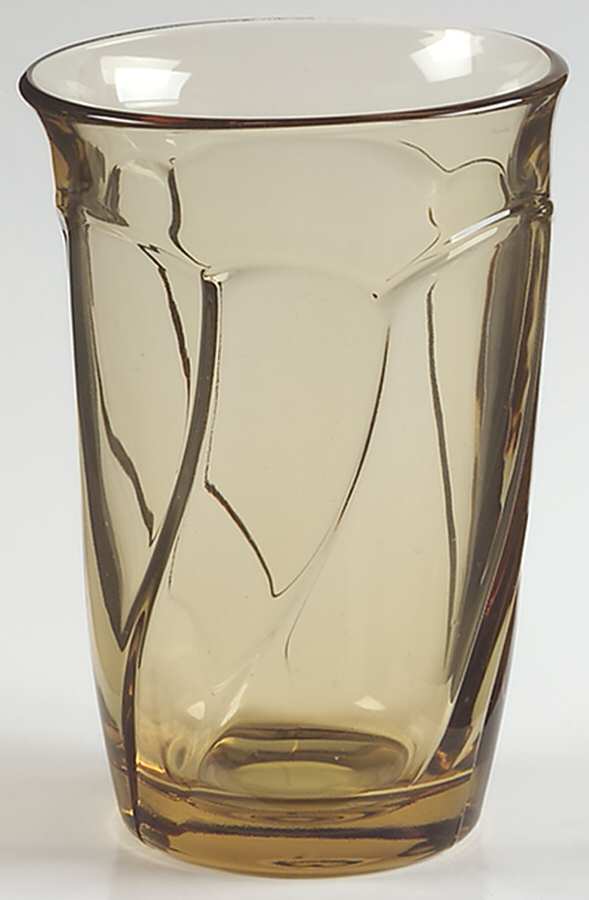 Sweet Swirl-Amber Highball Glass by Noritake-1