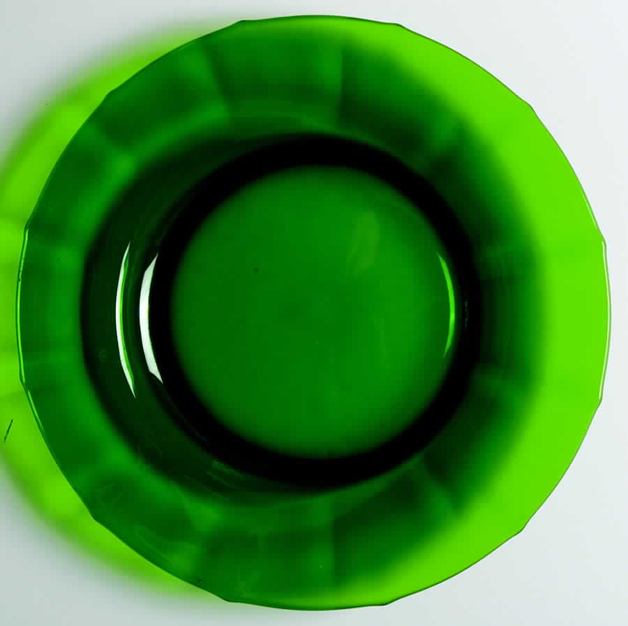 34-Dark Green Luncheon Plate by New Martinsville-1
