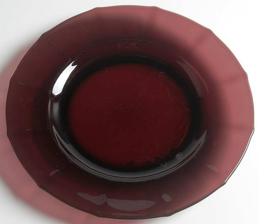 34-Amethyst Luncheon Plate by New Martinsville-1