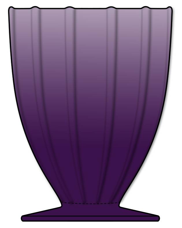 34-Amethyst 6 Oz Footed Tumbler by New Martinsville-1