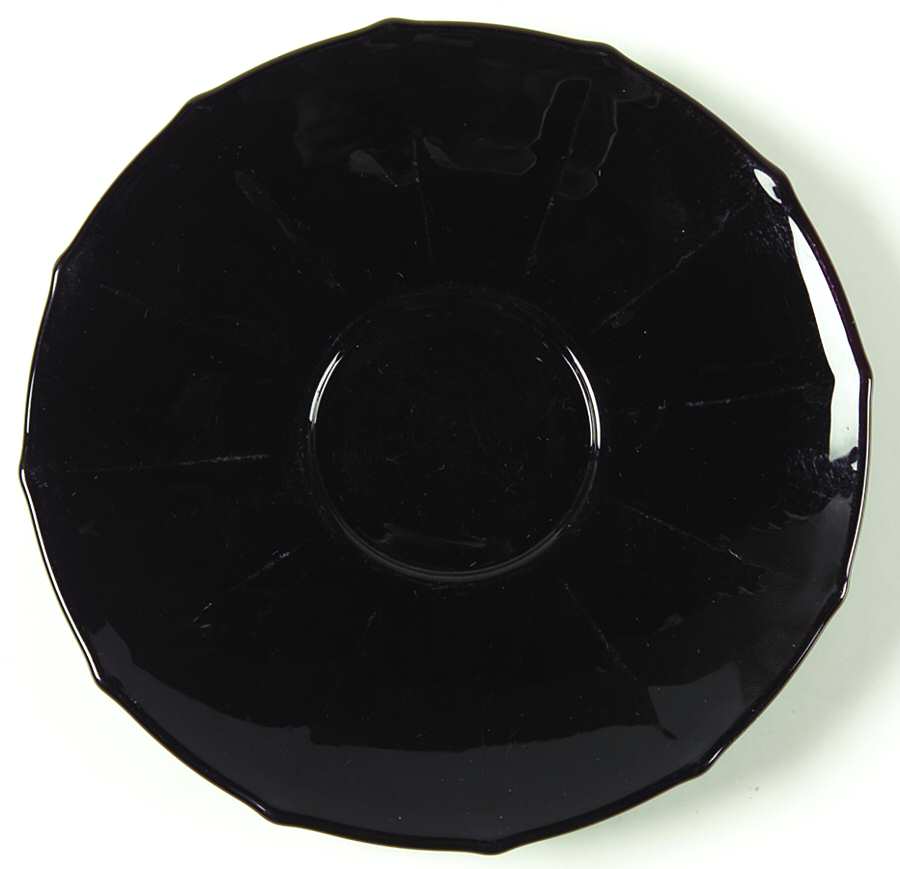 34-Black Saucer Only by New Martinsville-1