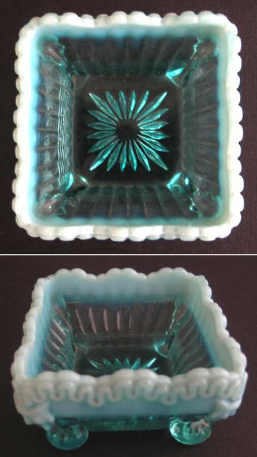 Alaska-Blue Opalescent Small Fruit Dessert Bowl by Northwood-1