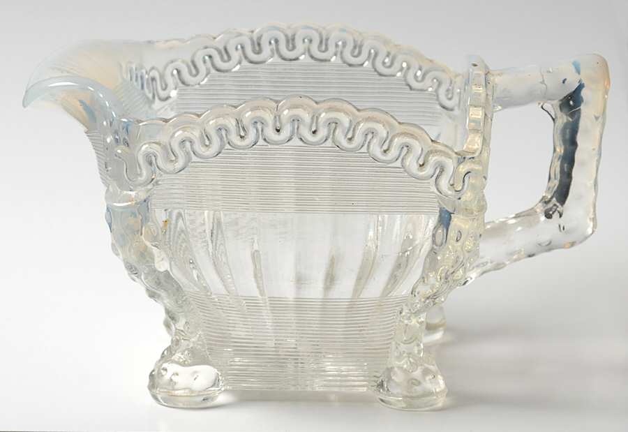 Alaska-White Opalescent Creamer by Northwood-1