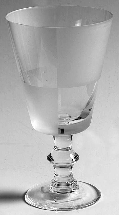 Frost Block (Clear) Water Goblet by Nautica-1