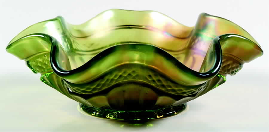 Lustre Flute-Green Bon Bon by Northwood-1