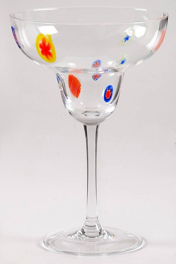 Flower Power Margarita Glass by Noble Excellence-1