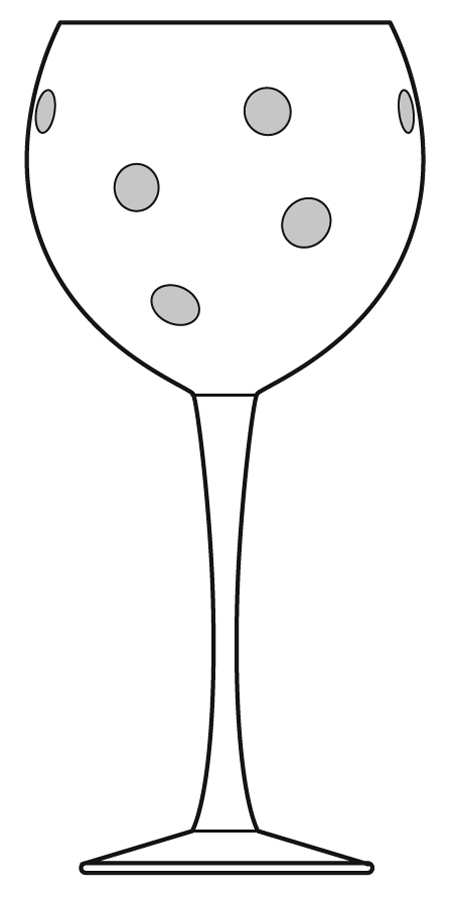 Polka Dots Wine Glass by Noble Excellence-1