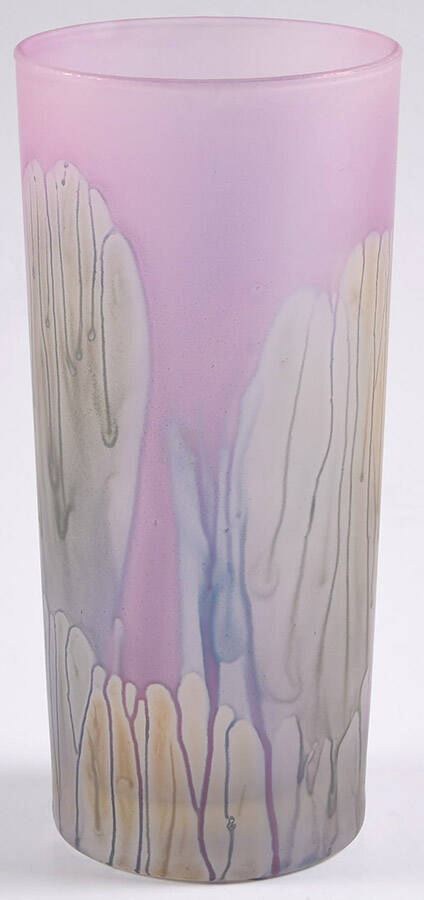 Rueven 14 Oz Flat Tumbler by Nouveau Art Glass -1