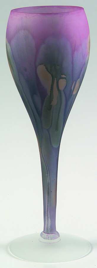Rueven Water Goblet by Nouveau Art Glass -1