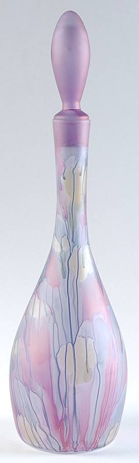 Rueven Wine Decanter & Stopper by Nouveau Art Glass -1