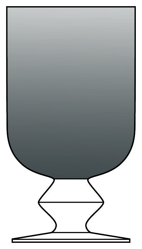 Tuscany Smoke Water Goblet by Noble Excellence-1