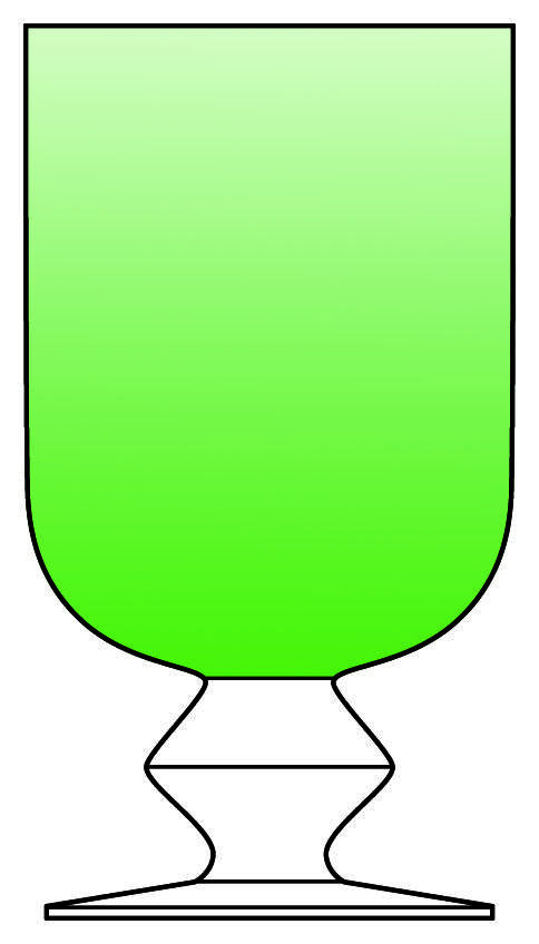 Tuscany Green Water Goblet by Noble Excellence-1