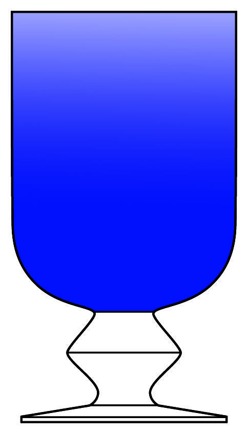 Tuscany Blue Water Goblet by Noble Excellence-1