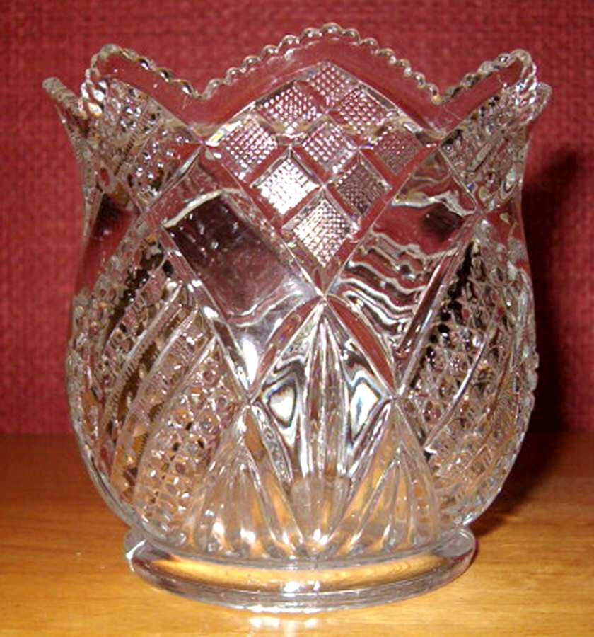 Eureka Clear Toothpick Holder by National Glass Company-1
