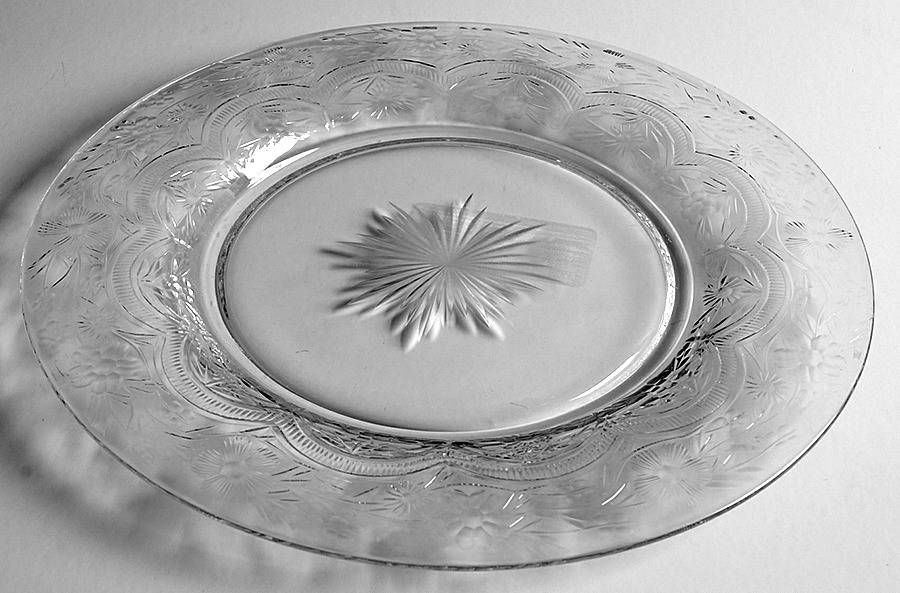 7666-1 Luncheon Plate by Newton Crystal Co.-1