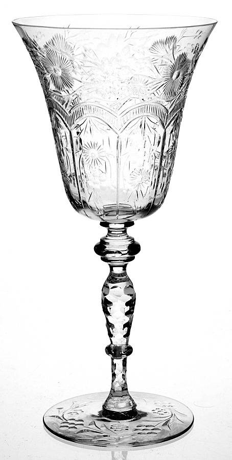 7666-1 Water Goblet by Newton Crystal Co.-1