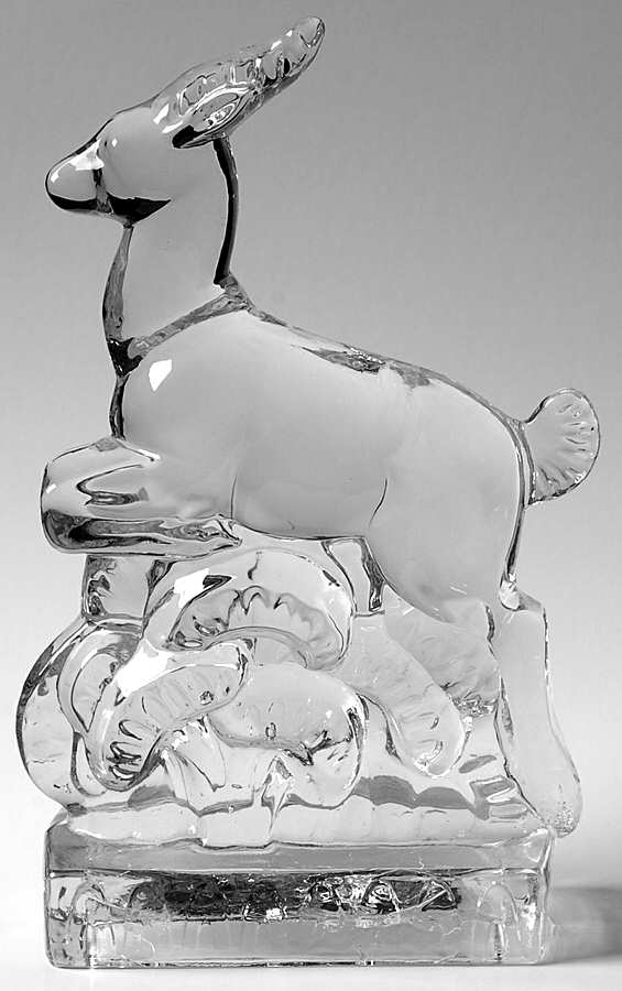 Animals & Figurines Gazelle by New Martinsville-1