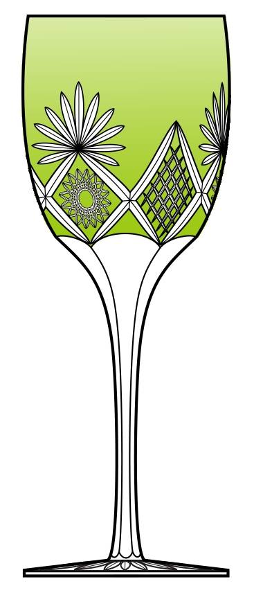 NCH11-Chartreuse Water Goblet by Nachtmann-1