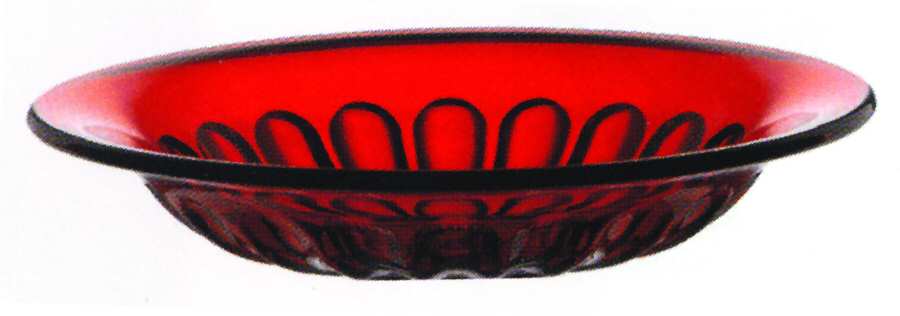 Giardino-Red (Dark) Salad Plate by Nachtmann-1