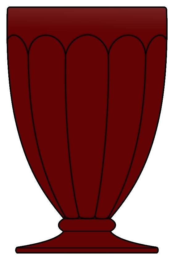 Giardino-Red (Dark) Water Goblet by Nachtmann-1