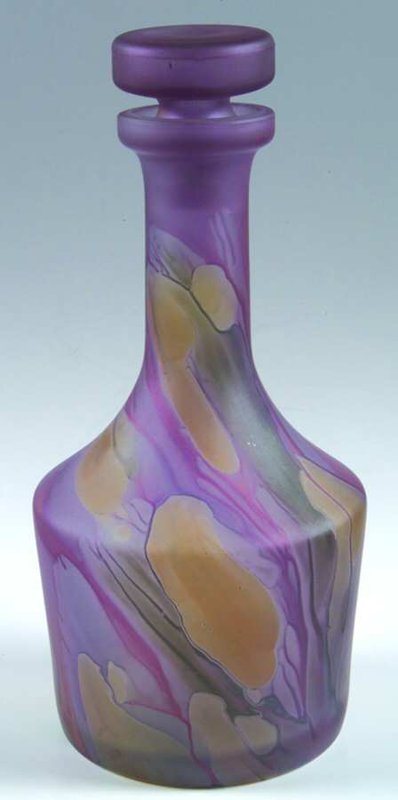 Rueven Decanter & Stopper by Nouveau Art Glass -1
