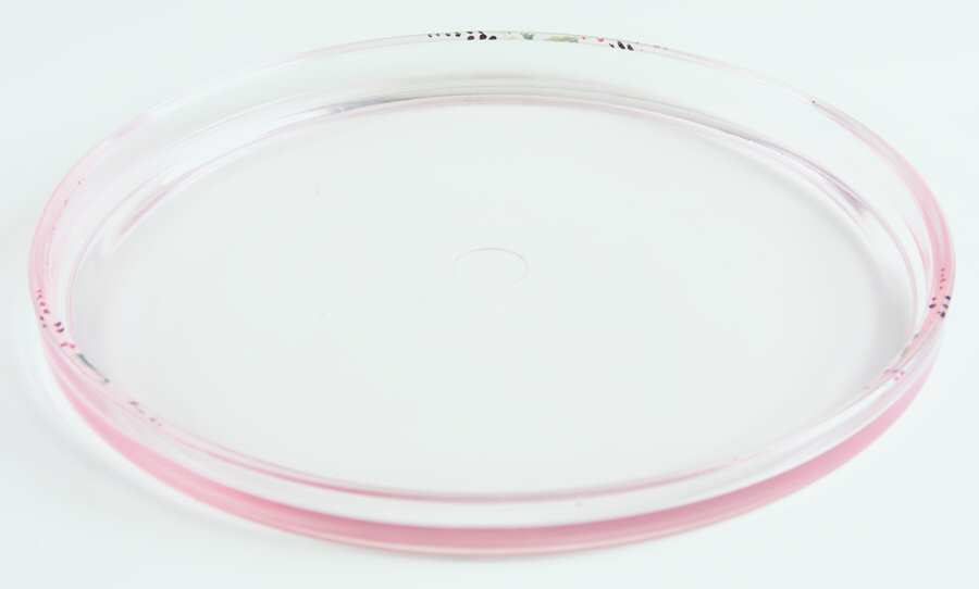 Queen Anne Pink (Line 10-2) Oval Vanity Tray by New Martinsville-1