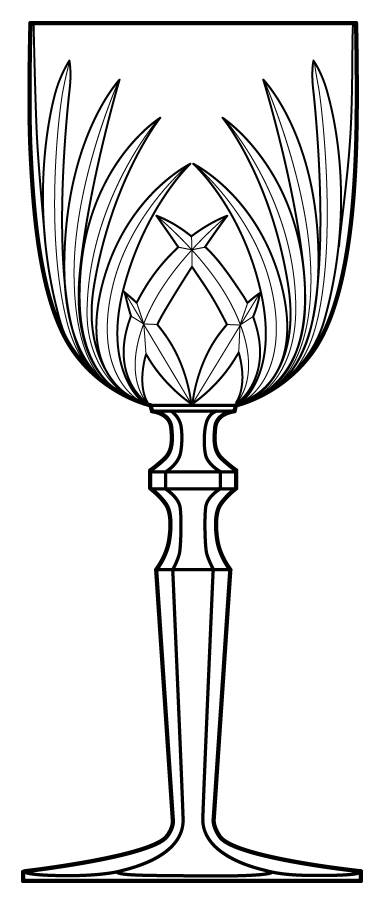 Palais Water Goblet by Nachtmann-1
