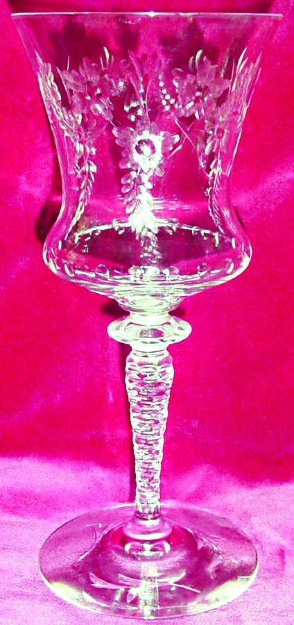 3365-2 Water Goblet by Newton Crystal Co.-1