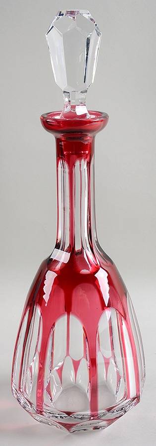 Antika Cranberry Decanter W/Stopper by Nachtmann-1