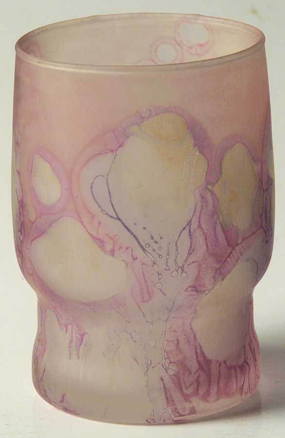 Rueven 4 Oz Flat Tumbler by Nouveau Art Glass -1