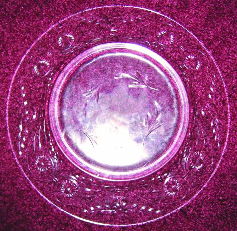 Hilton Thorpe-Clear Salad Plate by Newton Crystal Co.-1