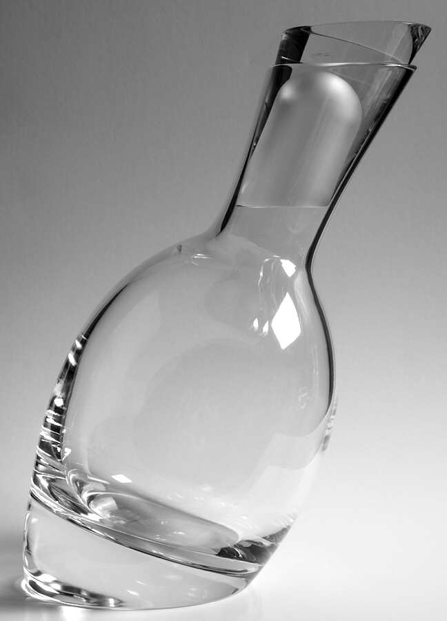 Tilt Decanter & Stopper by Nambe-1