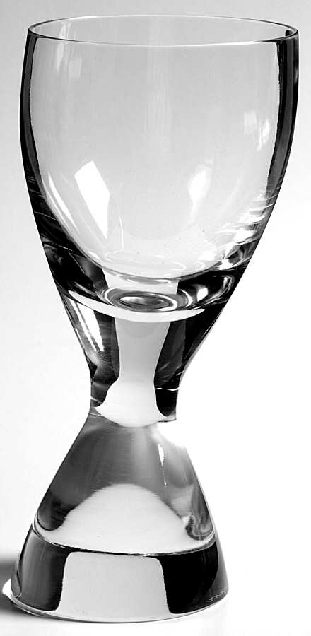Tilt Water Goblet by Nambe-1