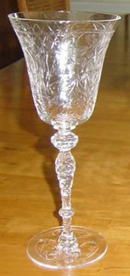 7666-2 Water Goblet by Newton Crystal Co.-1