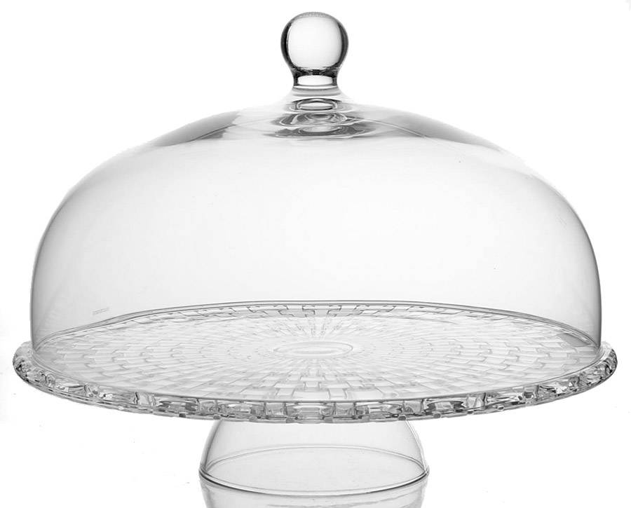 Dancing Stars-Bossa Nova Cake Stand aka Chip & Dip (1 Piece) W/Dome by Nachtmann-1