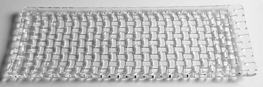 Dancing Stars-Bossa Nova 16" Rectangular Platter by Nachtmann-1