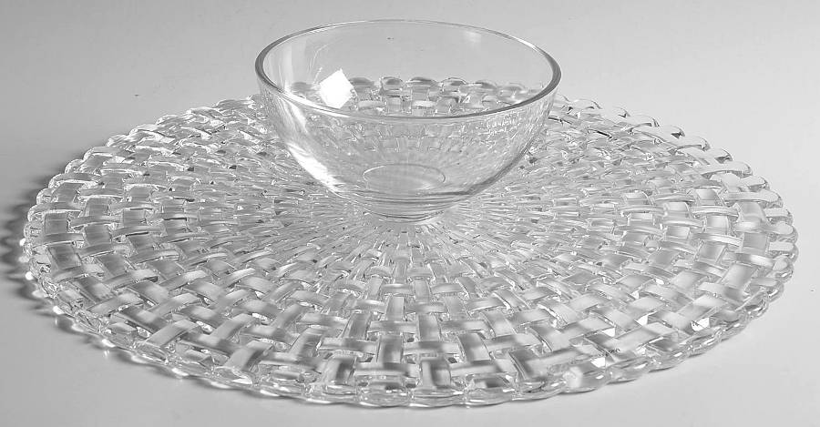 Dancing Stars-Bossa Nova Cake Stand aka Chip & Dip (1 Piece) No Dome by Nachtmann-1