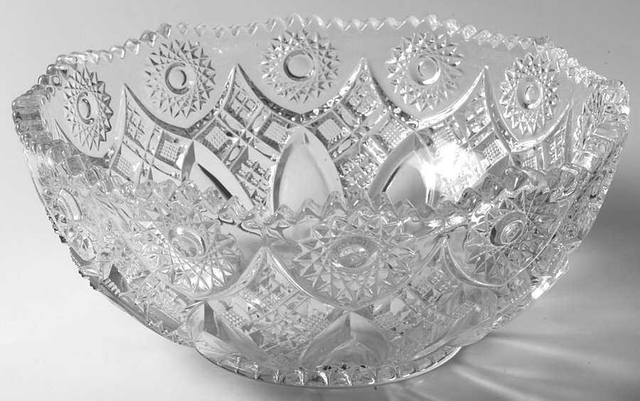 Northwood Nearcut-Clear 8" Round Bowl by Northwood-1