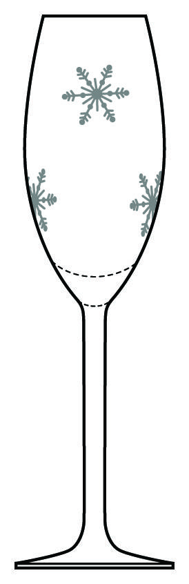 Snowflake Fluted Champagne by Noble Excellence-1