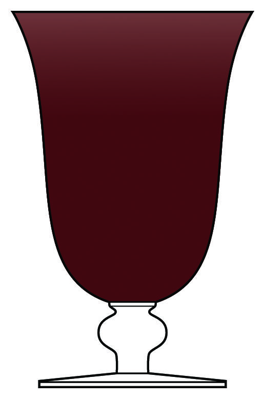 City Lights Red Water Goblet by Noble Excellence-1