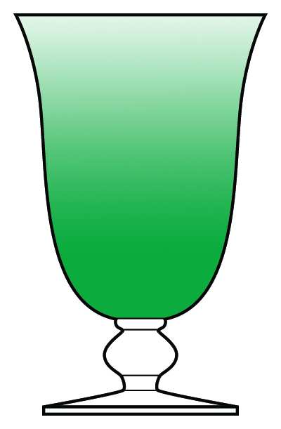 City Lights Green Water Goblet by Noble Excellence-1
