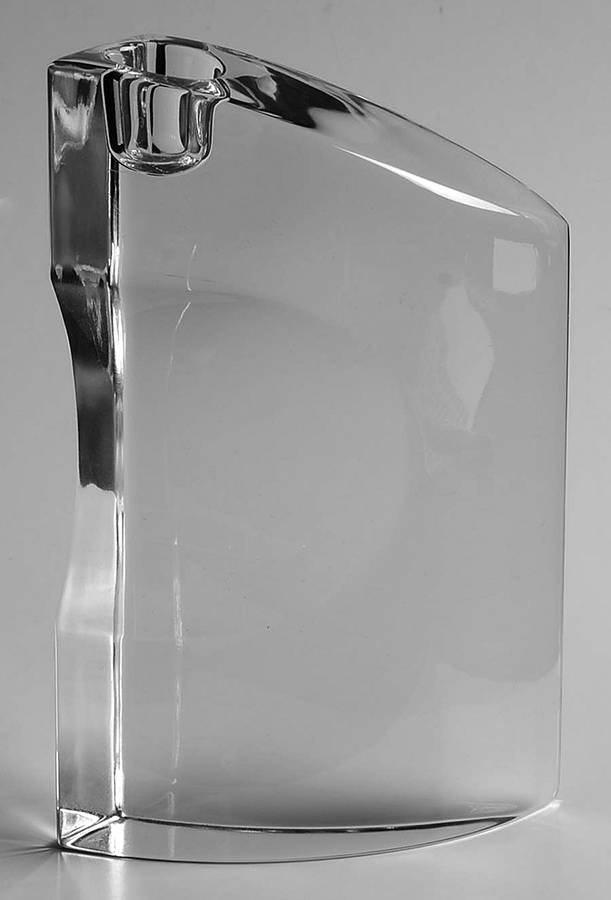 Chill 6" Single Light Candlestick by Nambe-1