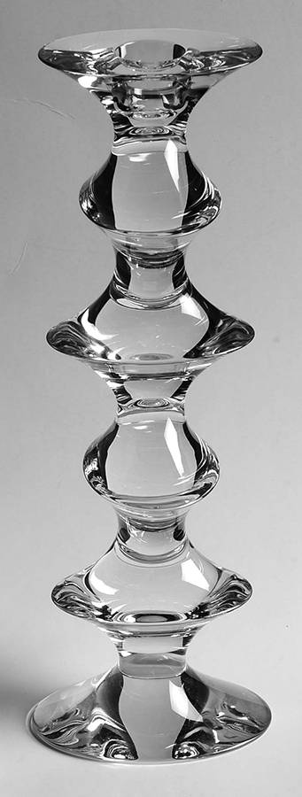 Motus 10" Tall Single Light Candlestick by Nambe-1