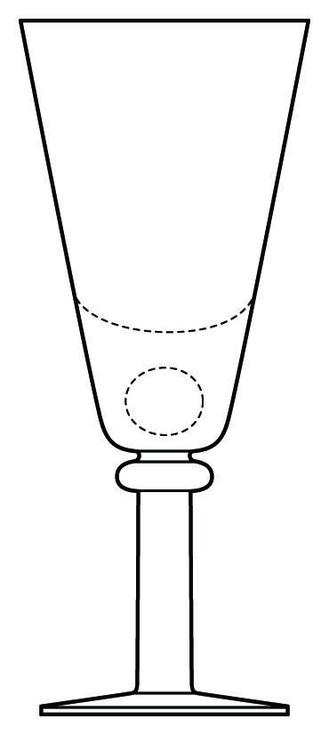 Bubbles Water Goblet by Noble Excellence-1