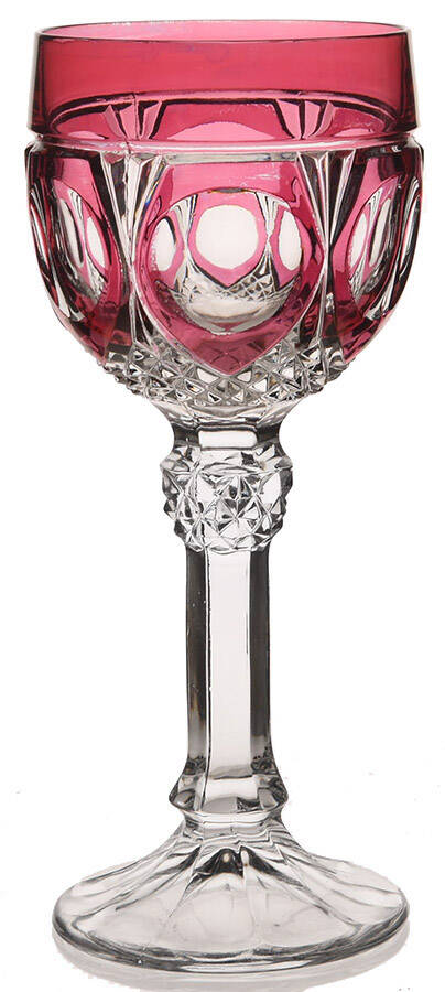 Napolean (All Color Bowl) Ruby Water Goblet by Nachtmann-1
