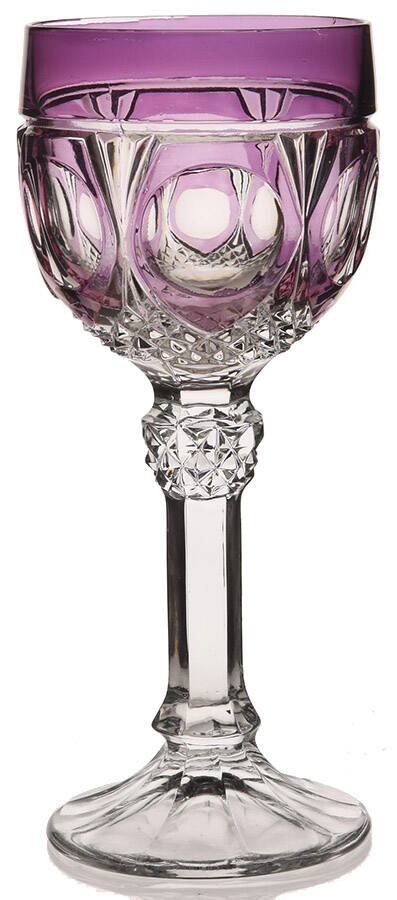 Napolean (All Color Bowl) Amethyst Water Goblet by Nachtmann-1