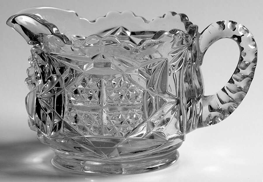 Star of David Mini Creamer by New Martinsville-1